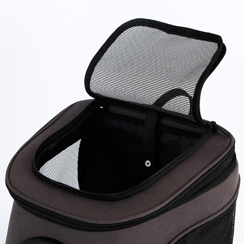 HULIANFU Large Pet Backpack Portable Space Capsule Breathable Window Cat Carrier Dog Bag Pets Products Accessories Portable Travel Bags - Deanwangkt