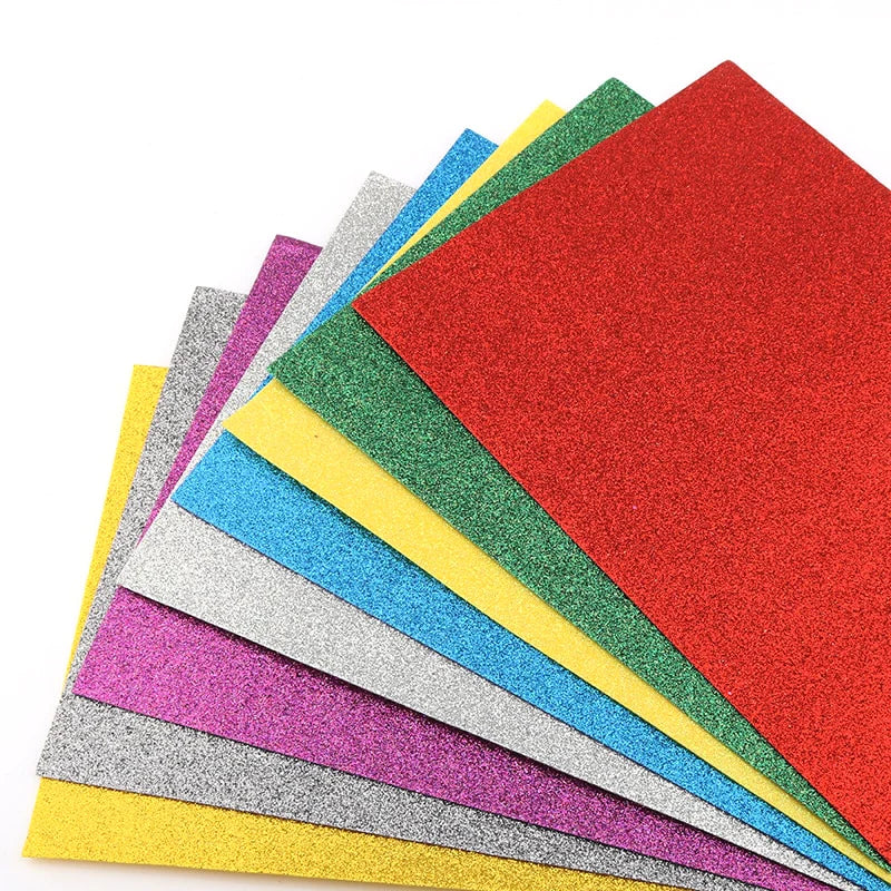 HULIANFU Nanchuang 1mm Thickness Glitter Colorful Non Woven Felt Fabric For Wedding Party Home Decoration Garland Material 20x30cm - Deanwangkt