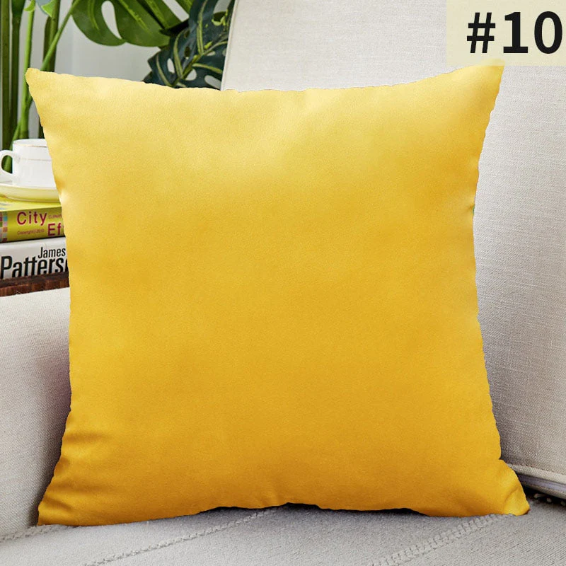 HULIANFU Super Soft Cushion Cover Velvet Pillow Cover For Sofa Living Room Housse De Coussin 30x50cm Decorative Pillows Nordic Decoration - Deanwangkt