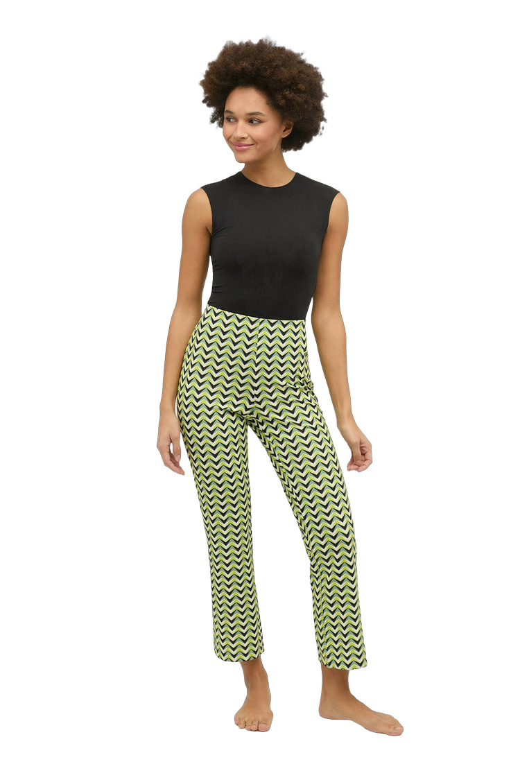 Hose Lime mit 4% Elasthan für Damen – Rückansicht