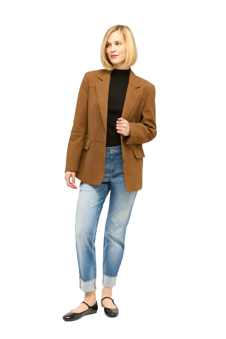 Damenhose mit Elasthan und Polyester – Rückansicht