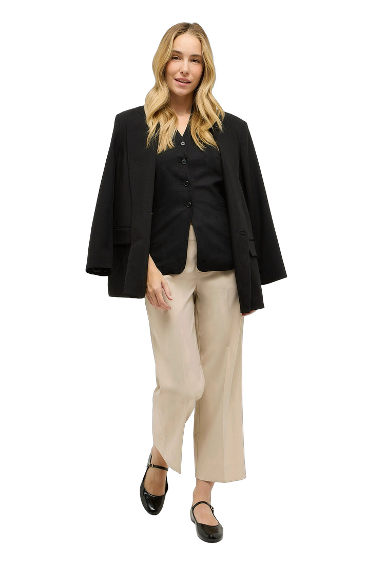 Damenhose mit elastischem Material – Rückansicht