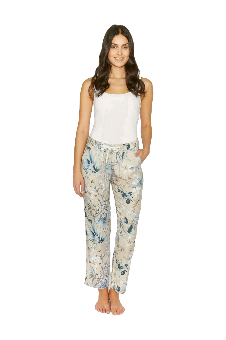 Langlebiger Material-Mix einer Damen Hose – Rückansicht