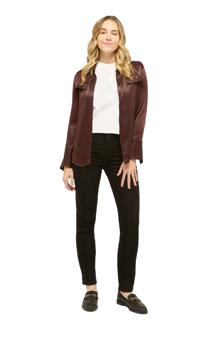 Damen Jeans aus Baumwolle – Rückansicht