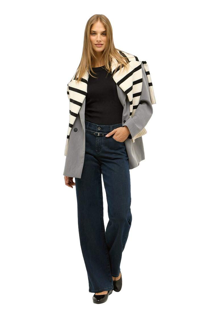 Damenhose aus Baumwolle mit Elasthan – Rückansicht