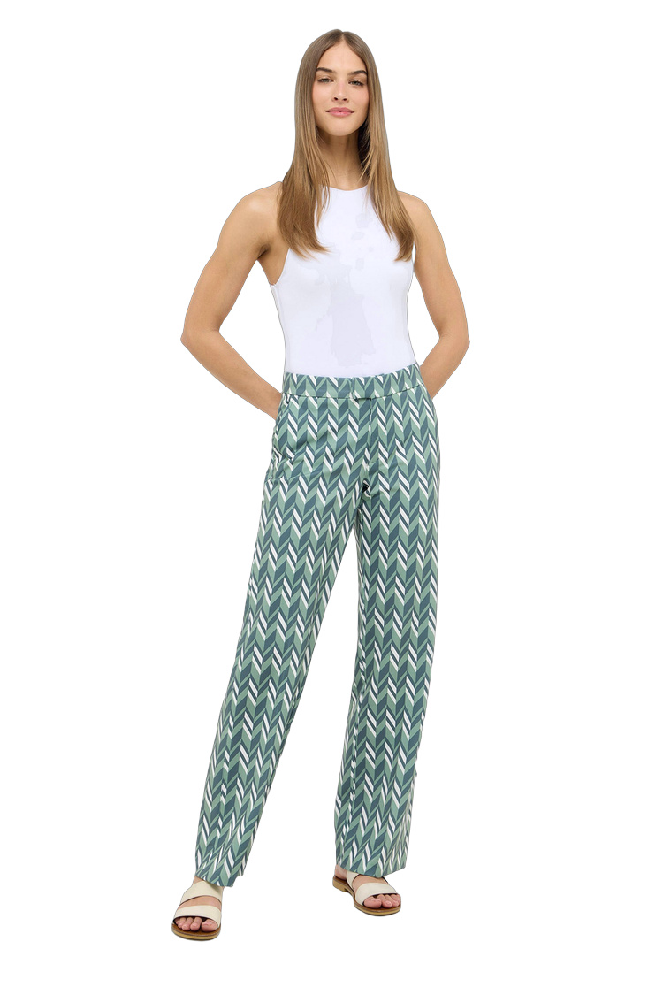 Damenthose aus Elasthan und Polyester – Rückansicht