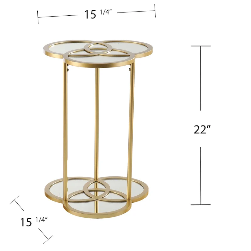 Shelton Geometric Accent Table