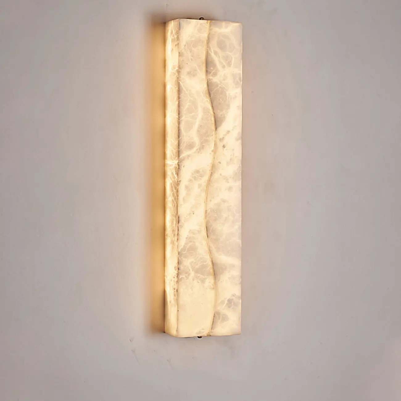 Modern Ivory Stone Warm Light Wall Sconce light