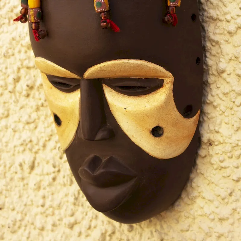 Novica Handmade Igbo Tribe African Wood Mask