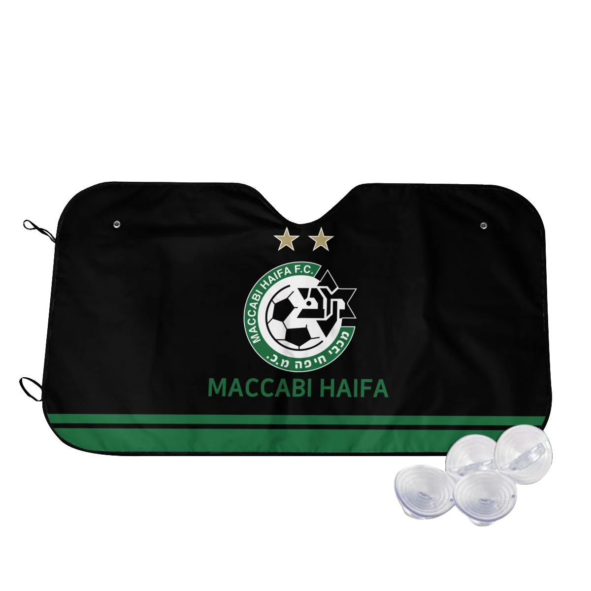 HULIANFU Israel Maccabi Haifa FC Car Windshield Sun Visor Can Effectively Block The Sun For Your Car - Deanwangkt