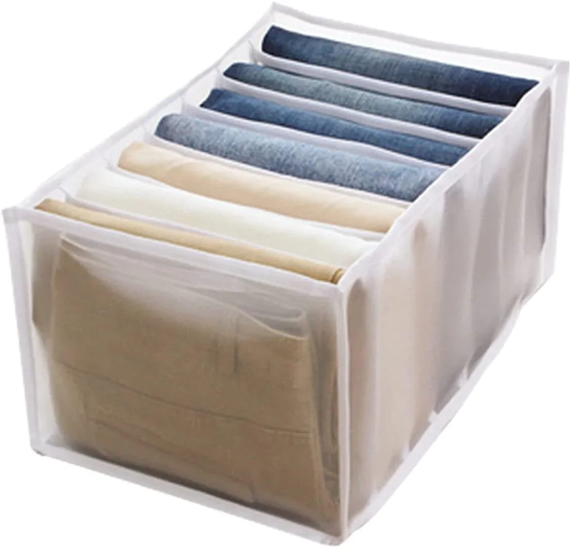 HULIANFU New Underwear Clothes Storage Box Foldable Drawer Organizers Socks Shorts Closet Wardrobe Separation Compartment Box Washable - Deanwangkt