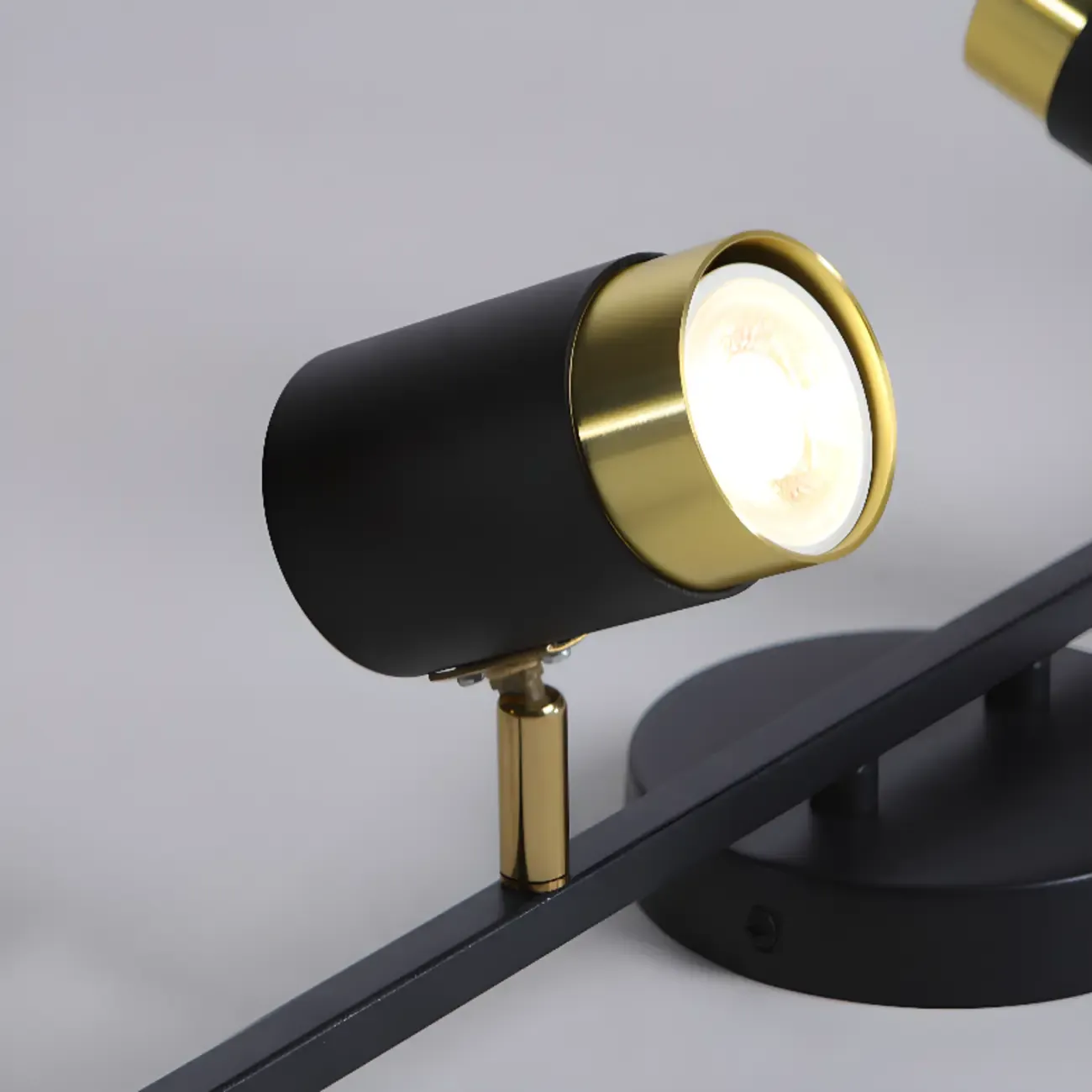 4-Light Modern Dimmable LED Track Lighting with Adjustable Head