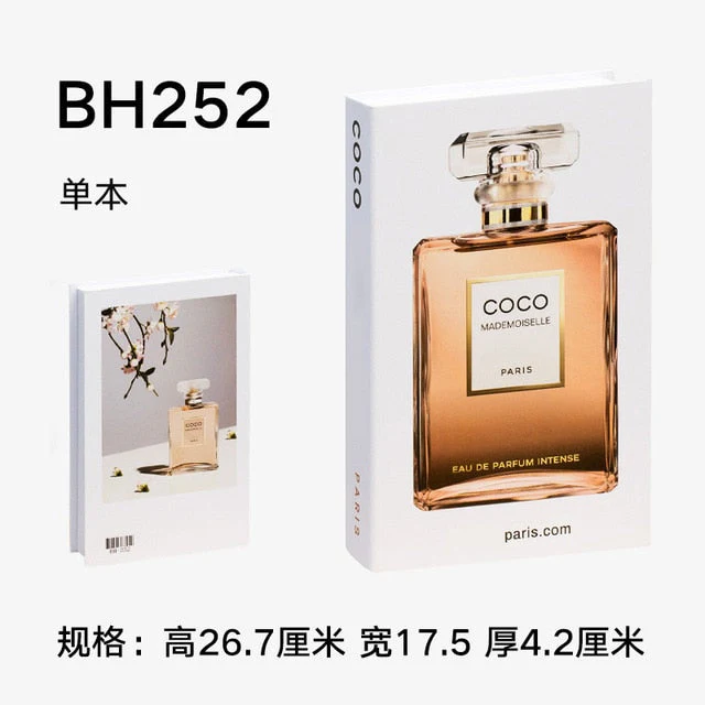 HULIANFU Ins Fashion Fake Books for Decoration Home Decor Coffee Table Book Simulation Prop Book Model Hotel Room Unopenable Box Book - Deanwangkt