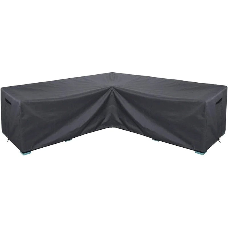 Outdoor Sectional Cover Waterproof & UV-Resistant Garden Couch Cover