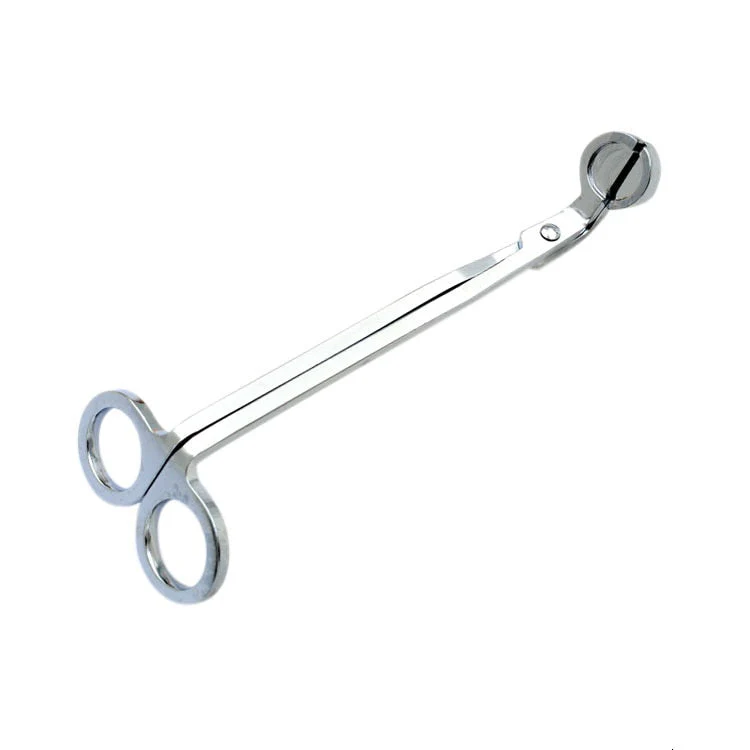 HULIANFU Wick Trimmer Stainless Steel Candle Cutter Oil Lamp Trim Scissors Candle Extinguisher Horn Shape Candle Cover Tool  Accessories - Deanwangkt