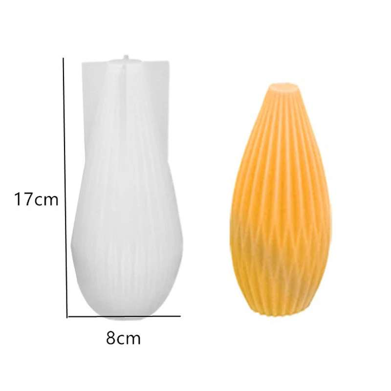 HULIANFU Scented Candle Mold DIY Wool shape Candle Silicone Casting Mold Handmade Candle Soap Making Wax Mold Handcraft Home Decoration - Deanwangkt
