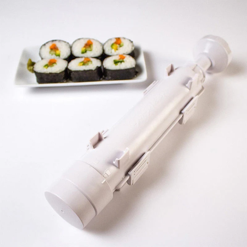 HULIANFU Sushi Maker Roller Rice Mold Bazooka Vegetable Meat Rolling Tool DIY Sushi Making Machine Kitchen Accessories Sushi Tool - Deanwangkt