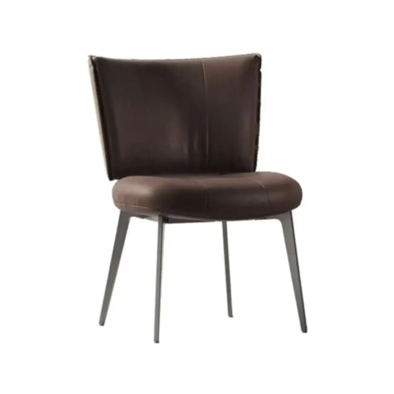 Urban Chic Curved Back Upholstered Trufted Dining Chairs