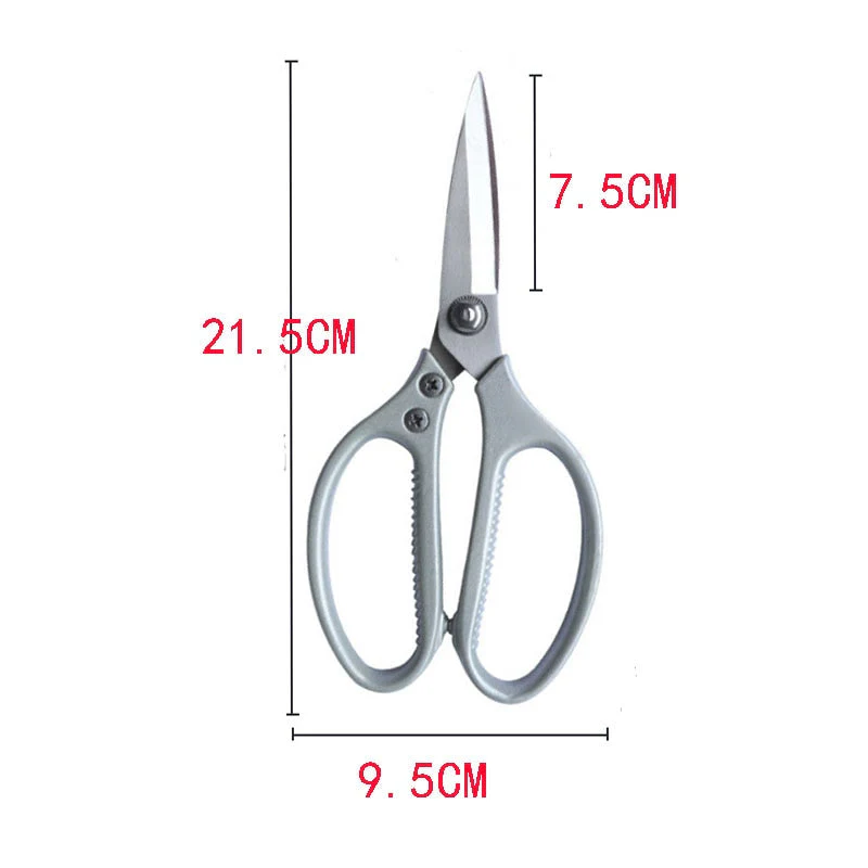 HULIANFU Kitchen Scissors Chicken Bone Scissors Chicken Duck Fish Cutter Shears Stainless Steel Scissors Scale Clean Cook Scissors Knife - Deanwangkt