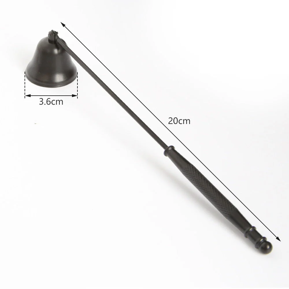 HULIANFU Wick Trimmer Stainless Steel Candle Cutter Oil Lamp Trim Scissors Candle Extinguisher Horn Shape Candle Cover Tool  Accessories - Deanwangkt