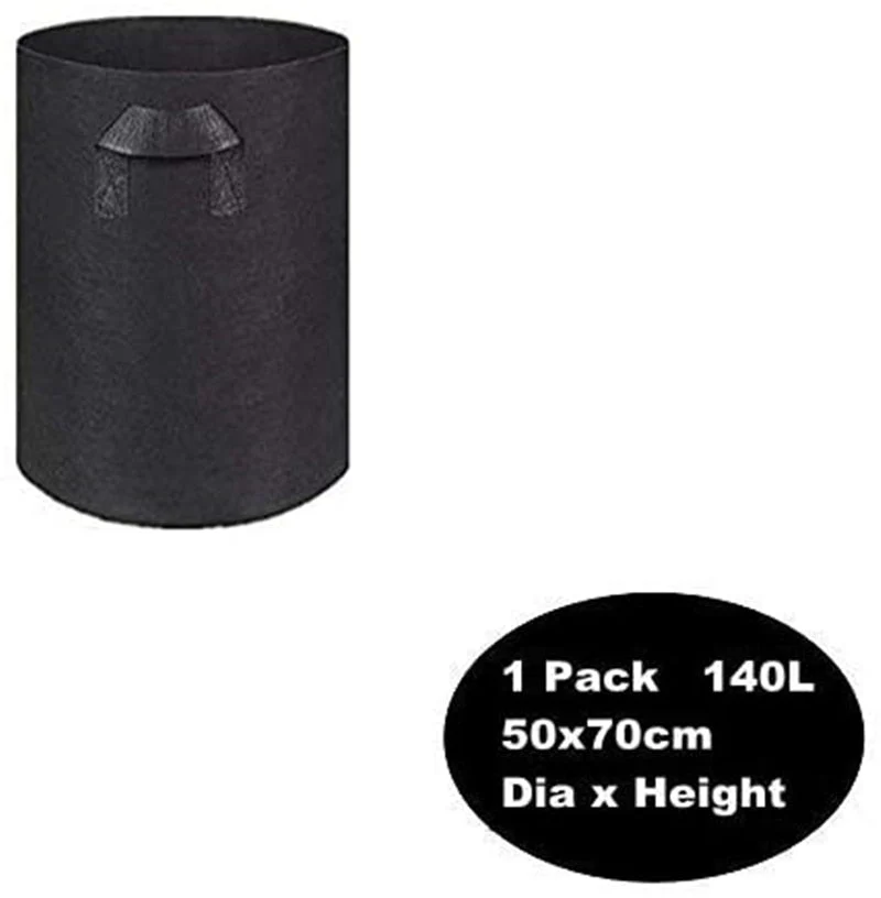 HULIANFU Planting Bag Black/Grey Potato Fabric Vegetable Seedling  growing pot garden tools 1-15 Gallon Eco-Friendly Grow bag - Deanwangkt