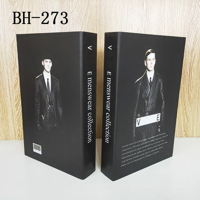 HULIANFU Ins Fashion Fake Books for Decoration Home Decor Coffee Table Book Simulation Prop Book Model Hotel Room Unopenable Box Book - Deanwangkt