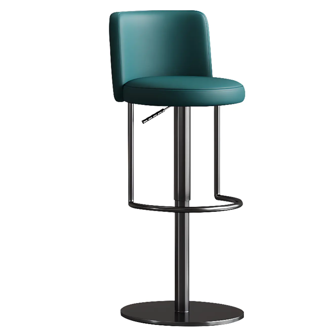 Modern Stainless Steel Swivel Bar Stool Adjustable Height