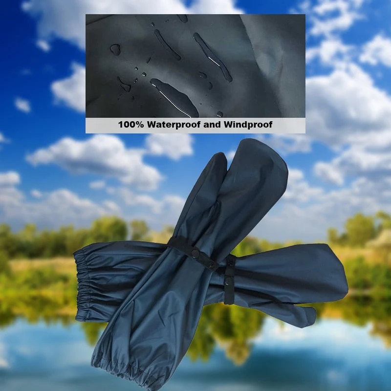 HULIANFU QIAN Impermeable Raincoats Women/Men 100% Waterproof Cycling Long Rain Gloves Rain Coat Rainwear Rain Gear Poncho Accessories - Deanwangkt