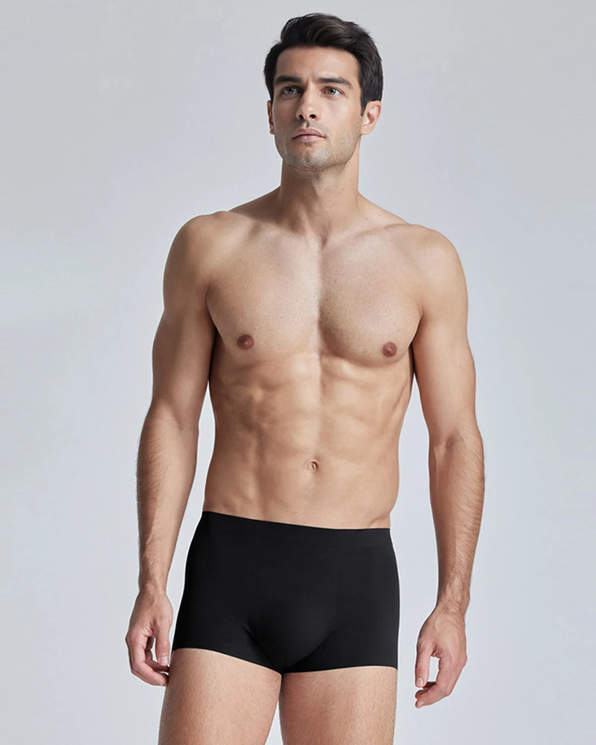 red men's underwear 2-pack, 80S modal roomy boxer briefs with silk-blend gusset