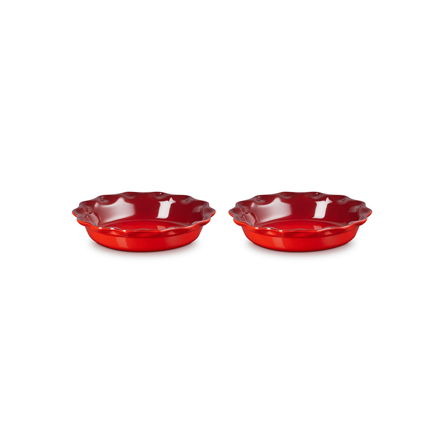 Heritage Fluted Pie Dish 2-Piece Set