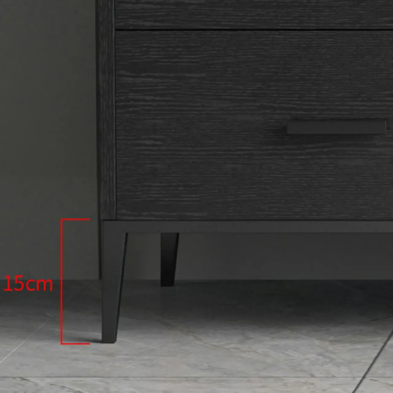 Modern Wooden Sideboard with Cabinets & Wine Rack