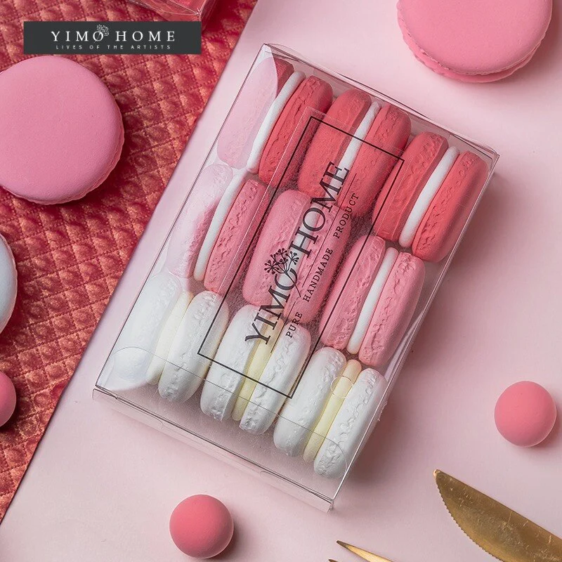 HULIANFU Simulation macaron model fake cake cream children birthday party photo decoration wedding dessert window decoration ornaments - Deanwangkt
