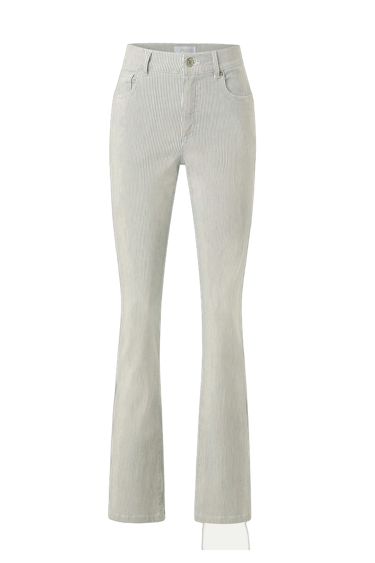 Bootcut Damenjeans von Angels im Slim Fit mit ausgestelltem Bein aus dunklem Stretch-Denim