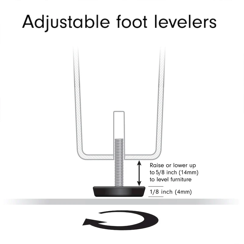 Hera 20 Wide Square Side Table with Clear Shelf