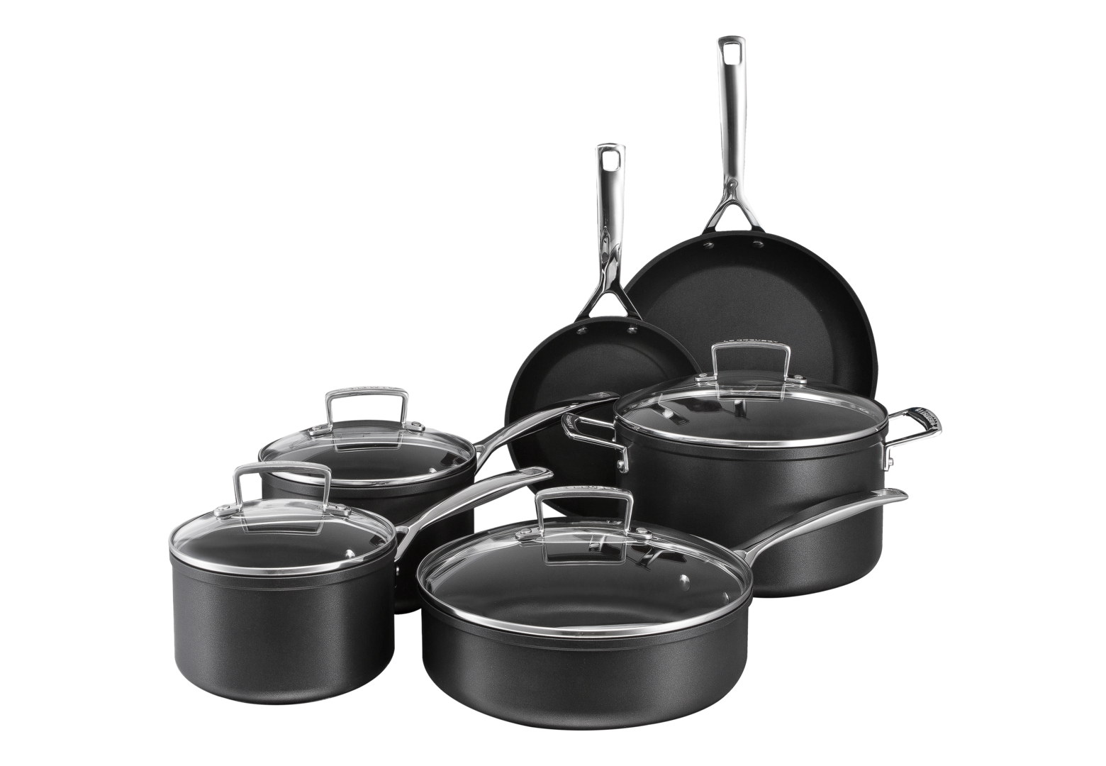 Toughened Non-Stick 6-Piece Cookware Set