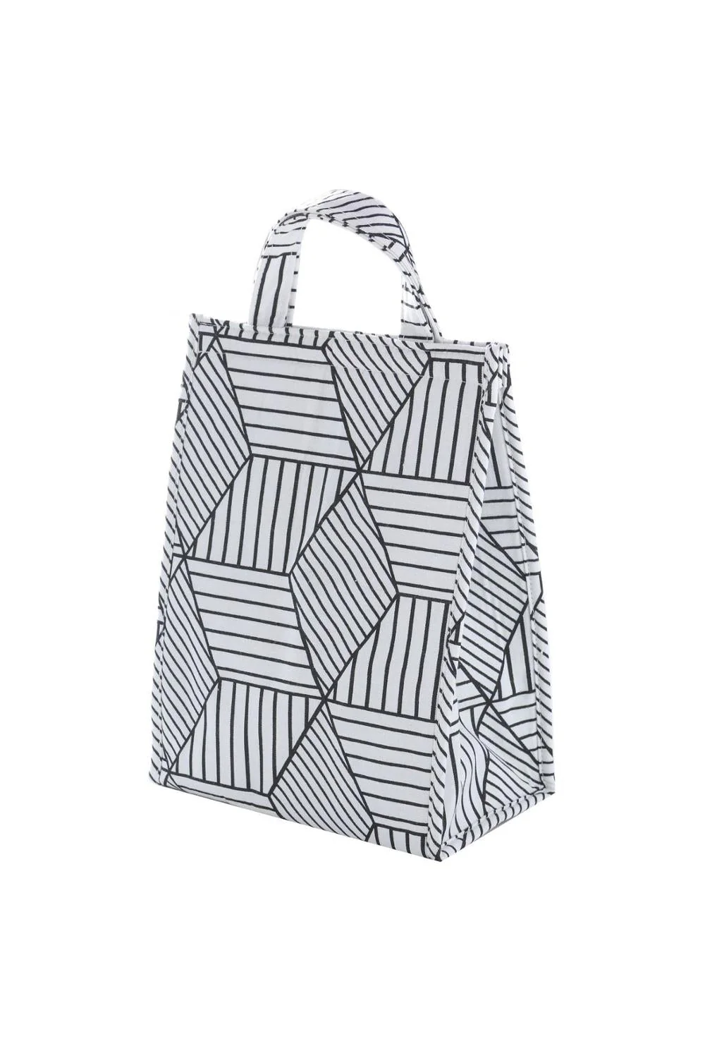 HULIANFU White plaid Cooler Functional Lunch Box Tote Insulated food storage containers Bento box Thermal Food Picnic Lunch Bag For kids - Deanwangkt