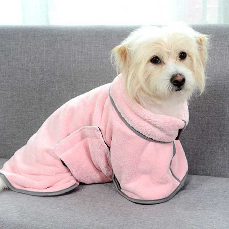 HULIANFU Pet Absorbent Towel Dog Bathrobe Xs-M Pet Dog Bath Towel For Small Medium Large Dogs Microfiber Super Absorbent Pet Drying Towel - Deanwangkt