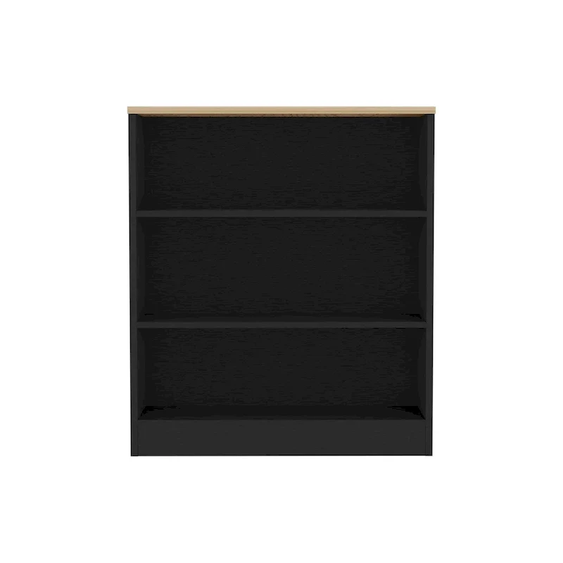 Kitchen Counter Dining Table, Kitchen, Black / Pine