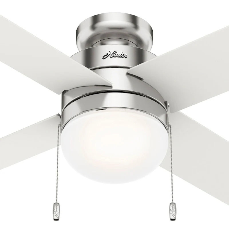 Hunter 52  Timpani Ceiling Fan w/ LED Light, Pull Chain