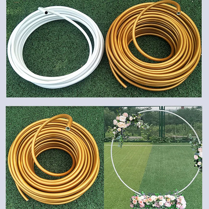 HULIANFU Wedding Party Stage Decoration Arch PVC Modelling Tube Flexible Bending Creative DIY Artificial flower stand Frame Wedding Arch - Deanwangkt