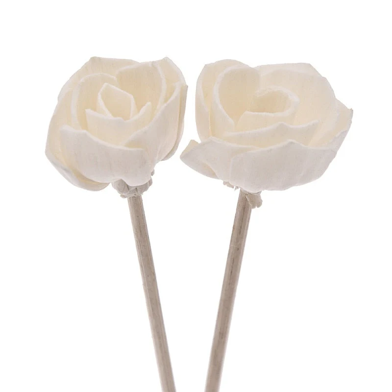 HULIANFU Primary Color Flower Shape No Fire Aromatherapy Rattan For Reed Diffuser Replacement Sticks Home Bathroom Decoration - Deanwangkt