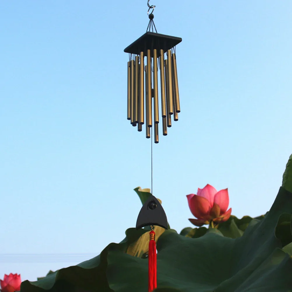HULIANFU Outdoor Living Wind Chimes Yard Garden Tubes Bells Copper Antique Windchime Wall Hanging Home Decor Decoration wind chimes - Deanwangkt