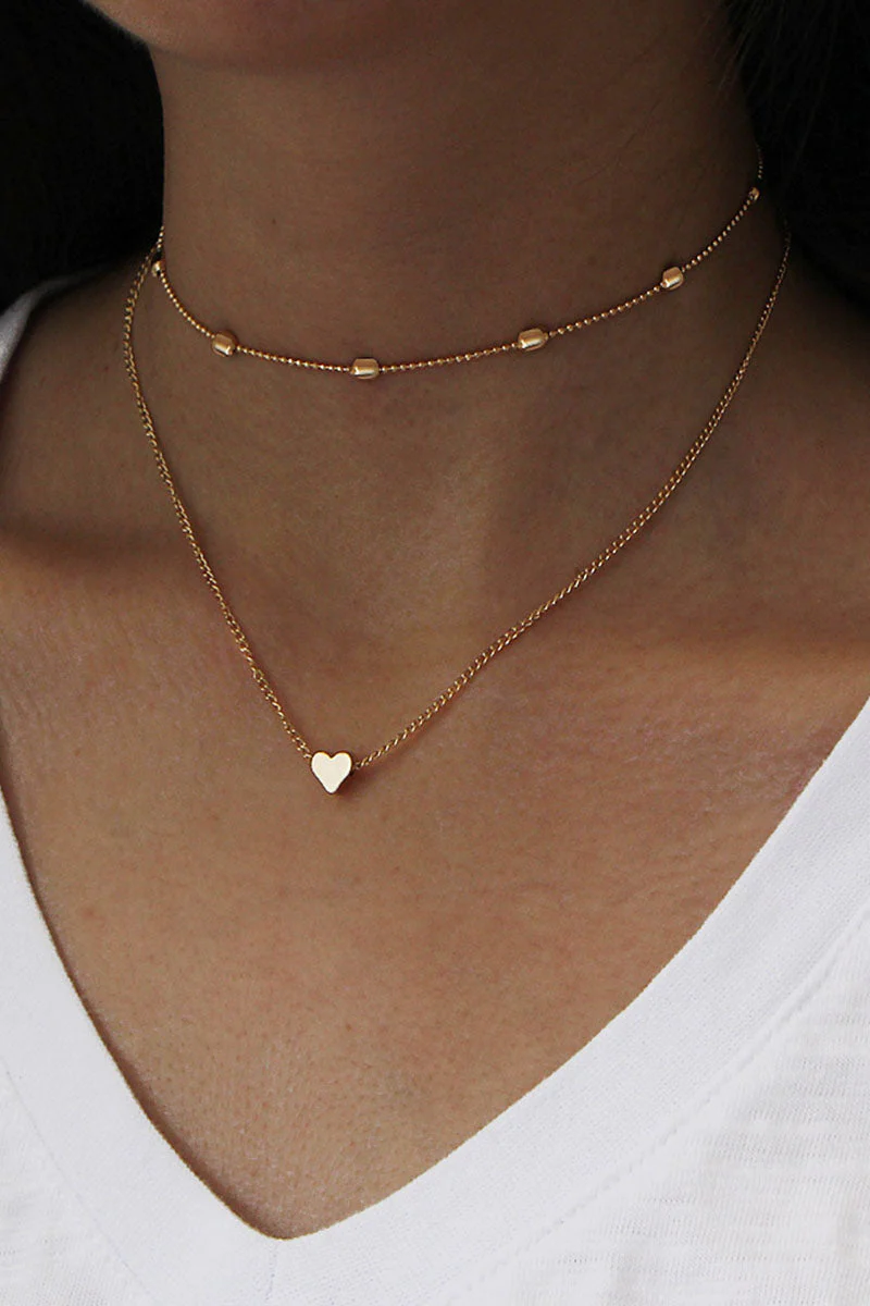 hulianfu Fashion Simplicity Solid Necklaces Accessories - Deanwangkt