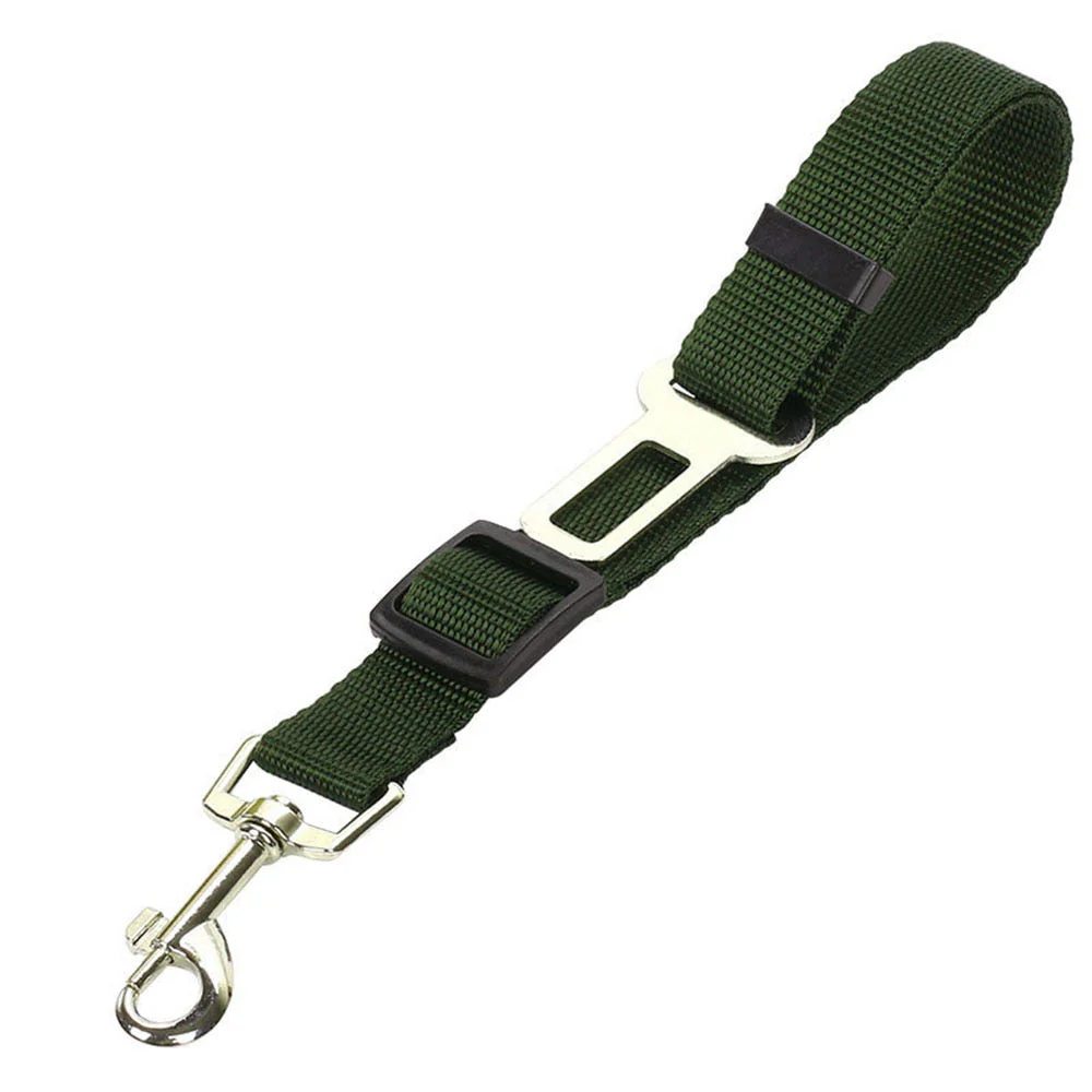 HULIANFU Pet Supplies Car Seat Belt Dog Seat Belt Dog Leash Vehicle Belt Adjustable Cushioning Elastic Reflective Safety Rope for Dog Cat - Deanwangkt