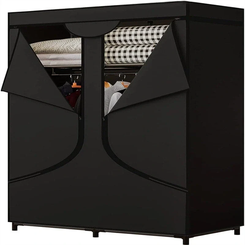 Portable Wardrobe Closet Clothing Organizer - 17.7D x 34.6W x 66.1H