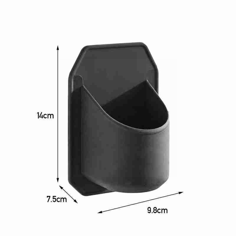 HULIANFU Portable Black Beer Rack Bathroom Wine Glass Holder N3F2 Suction Holder Cups Wall Fixed Plastic B7N6 - Deanwangkt
