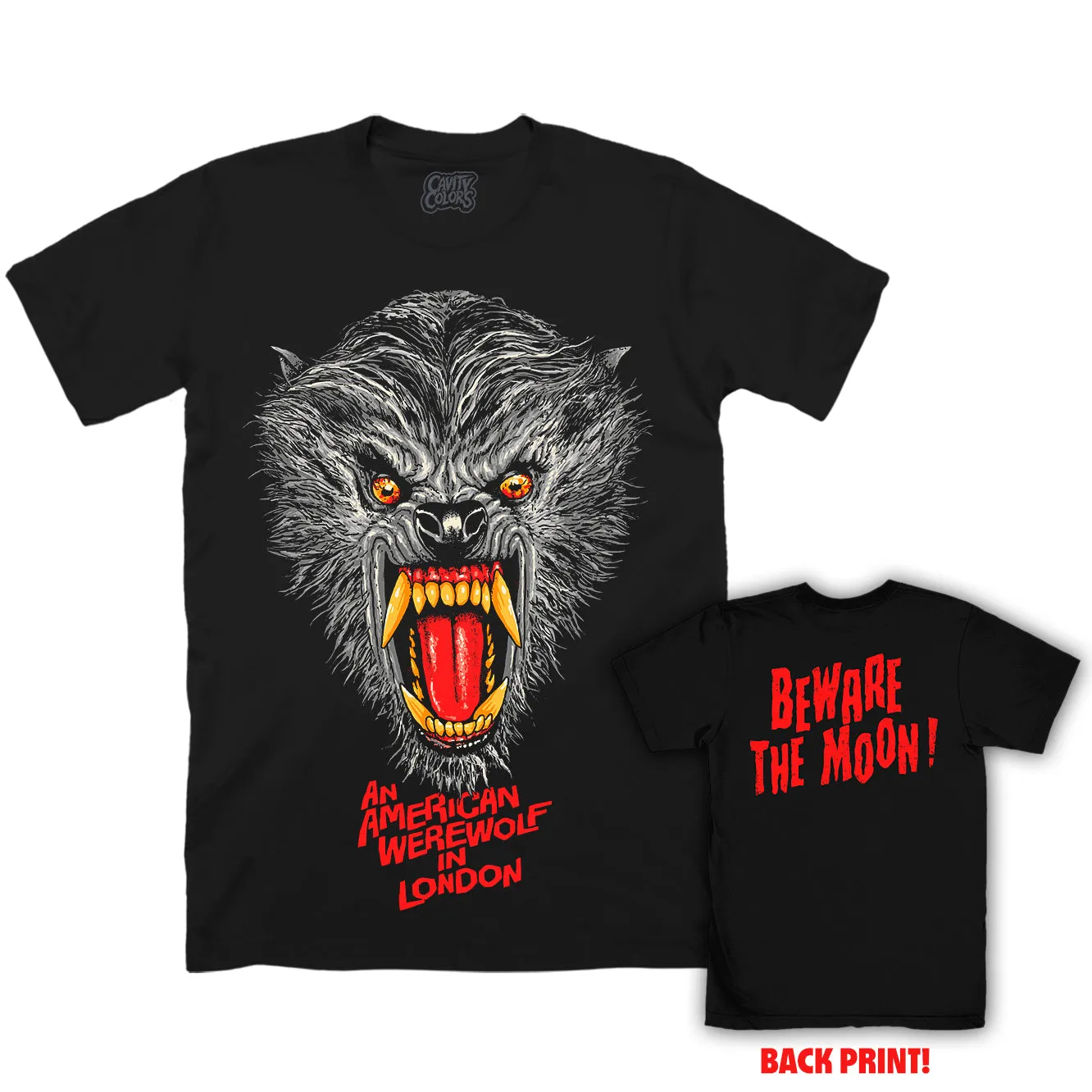 AN AMERICAN WEREWOLF IN LONDON: BEWARE THE MOON - T-SHIRT