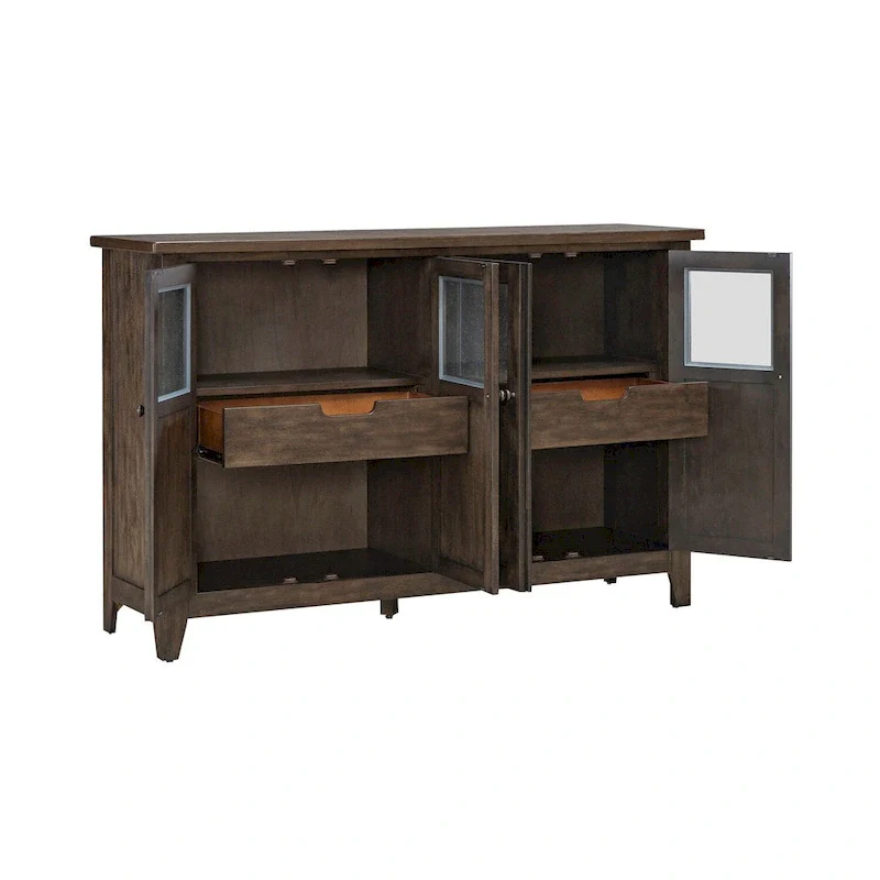 Midland Falls Rustic Brown Buffet 66 Inches