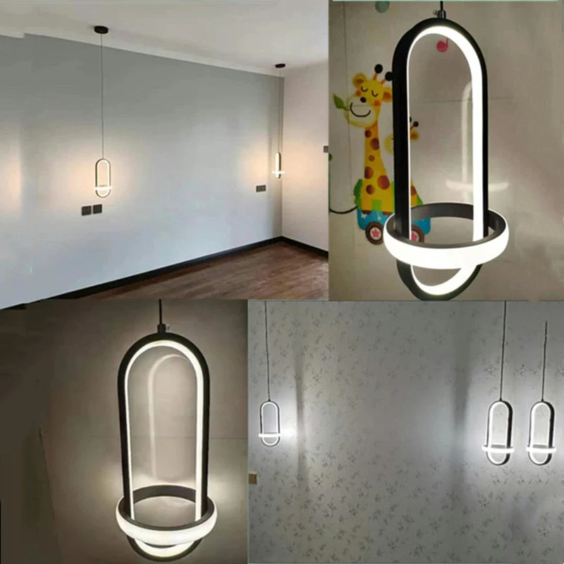 HULIANFU Scandinavian Led Pendant Lights Table Dining Room Kitchen Accesories Hanging Lamp Fixture Home Decor Indoor Lighting Chandelier - Deanwangkt