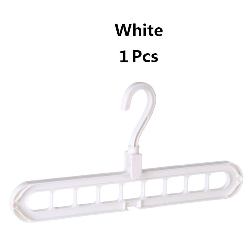 HULIANFU Magic 9-hole Support Circle Clothes Hanger Clothes Drying Rack Multifunction Plastic clothes rack Home Storage Hangers - Deanwangkt